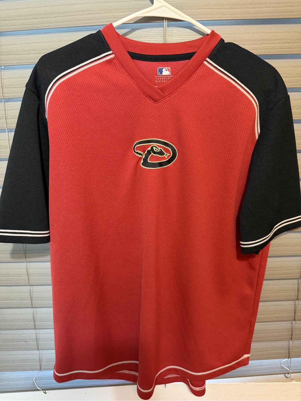 MLB Arizona Diamondbacks Red & Black Short-Sleeve Jersey